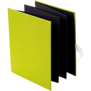 Goldbuch Leporello Bella Vista 10 fotografií 13x18 cm plátno černá mašle