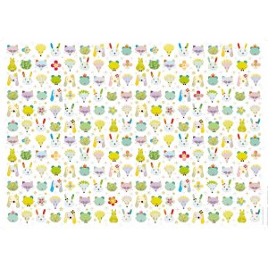 Goldbuch Dárkový papír Heads up bílý 50x70 cm