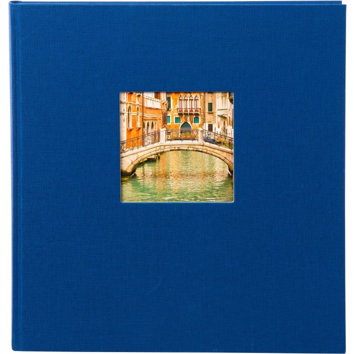 Goldbuch fotoalbum Bella Vista modré 30x31 cm 60 černých stran