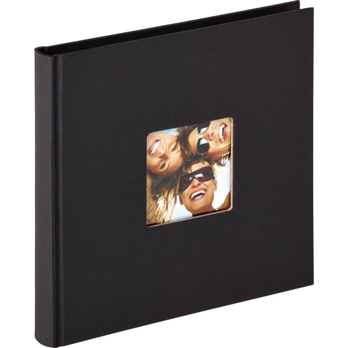 Walther Design fotoalbum Fun black 18x18 cm 30 černých stran