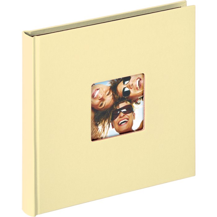 Walther fotoalbum Fun cream 18x18 cm 30 černých stran