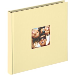 Walther fotoalbum Fun cream 18x18 cm 30 černých stran