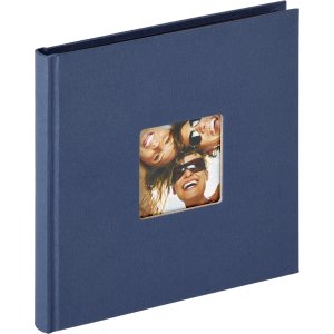 Designové fotoalbum Walther Fun blue 18x18 cm 30...