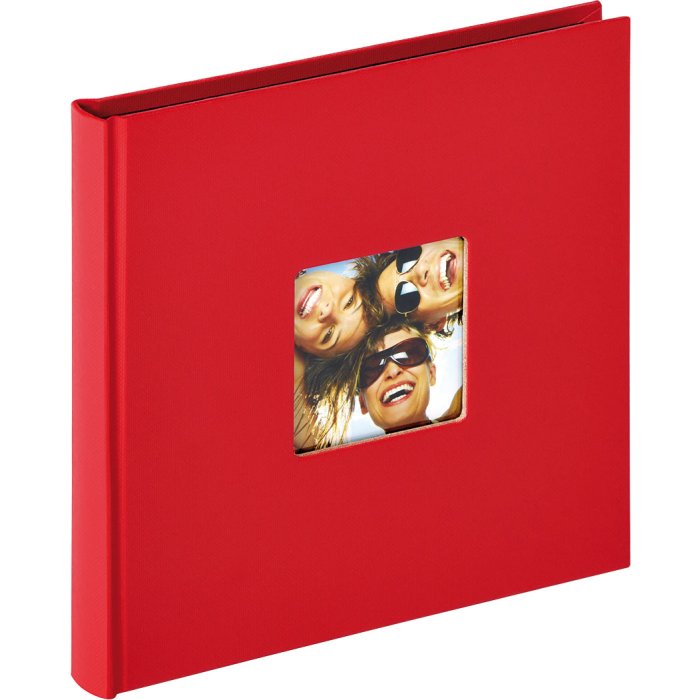 Designové album Fun red, 18x18 cm