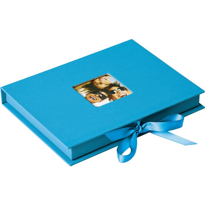 Dárková krabička na fotografie Fun ocean blue 13x18 cm