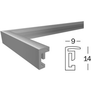 Plastový rám Walther New Lifestyle DIN A2 černý 42x59,4 cm