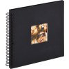 Spirálové album Walther Fun black 26x25 cm 40 černých stran