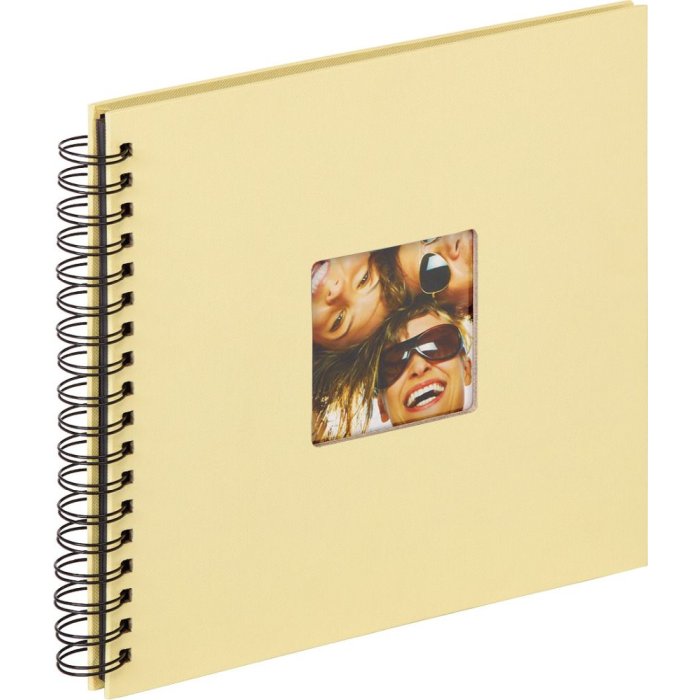 Spirálové album Walther Fun cream 26x25 cm 40 černých stran