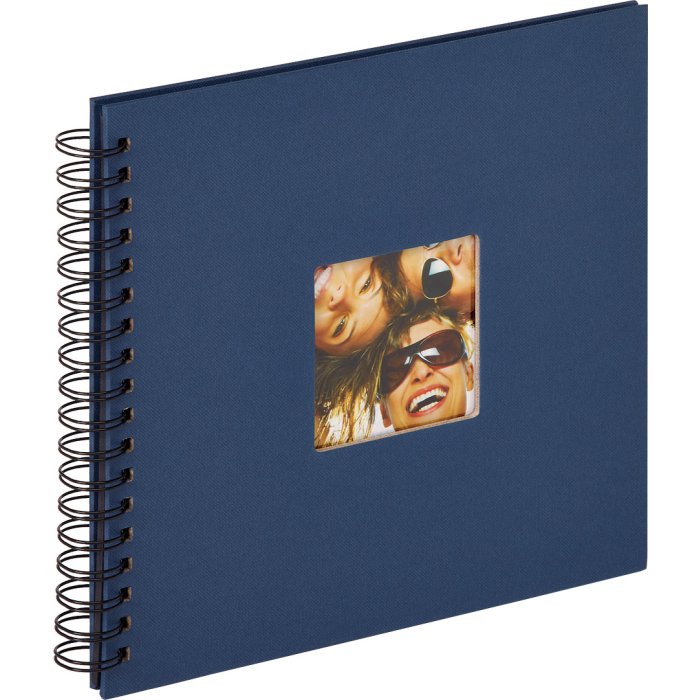 Spirálové album Walther Fun blue 26x25 cm 40 černých stran