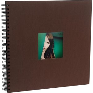 HNFD Spirálové album Khari 33x33 cm 50 bílých nebo černých stran