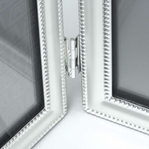 ZEP kovový fotorámeček Nele stříbrný lesklý 7x10 cm až 20x25 cm dvojitý rámeček