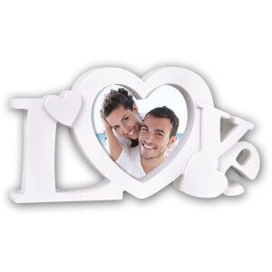 Fotorámeček MARBELLA červený a bílý