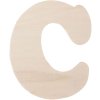 Clayre & Eef písmena A-Z wood 11 cm přírodní dřevěné písmeno na zeď nebo do zahrady