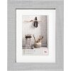 Dřevěný rám Walther HOME 13x18 cm světle šedý s paspartou 9x13 cm