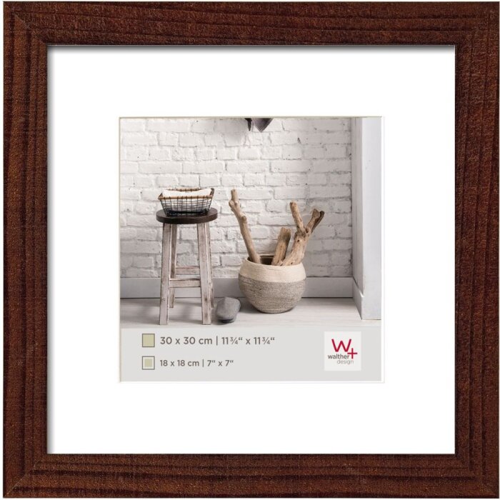 Dřevěný rám HOME 30x30 ořech