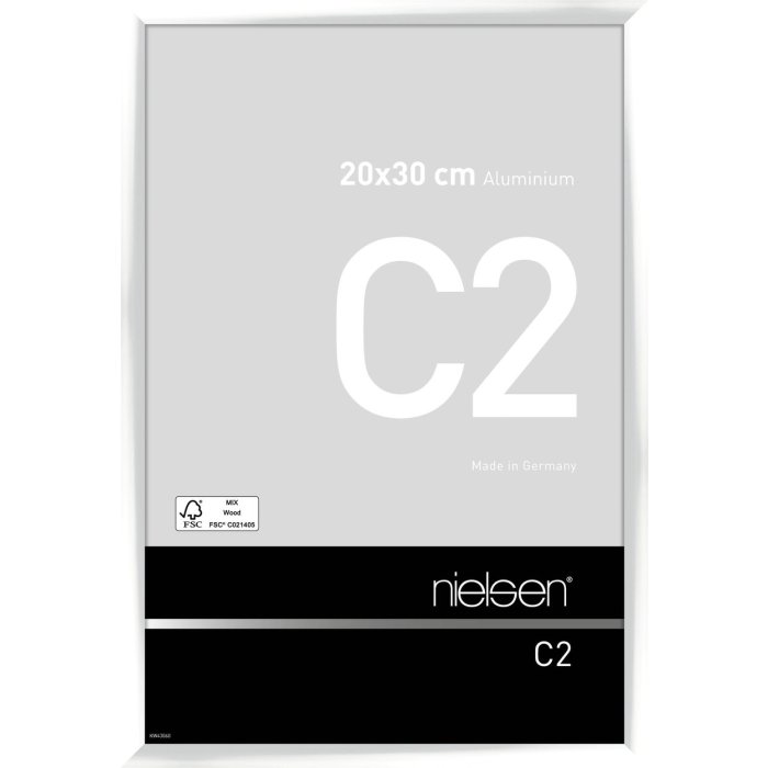 Nielsen hliníkový rám C2 20x30 cm bílý lesklý