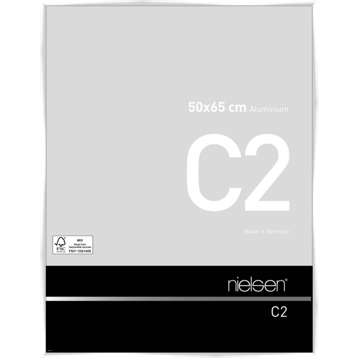 Nielsen hliníkový rám C2 50x65 cm bílý lesklý