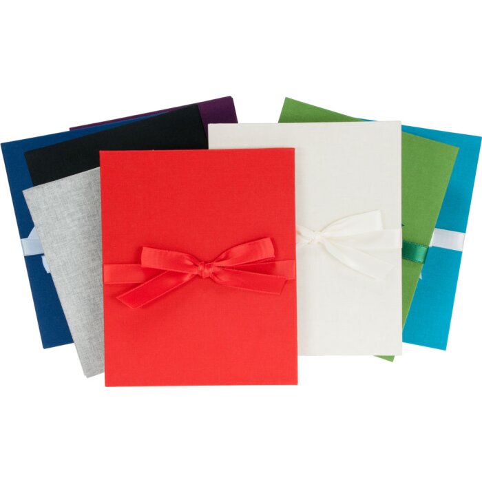 Goldbuch Leporello složka Linum plátno 10 fotografií 13x18 cm černá