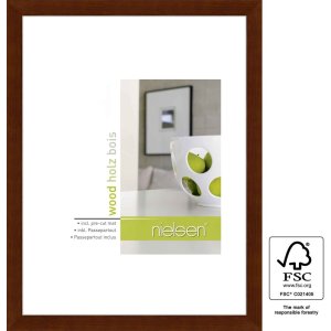 Dřevěný rám Nielsen Apollon 21x30 cm bílý rám na certifikáty DIN A4