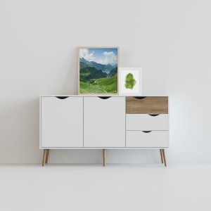 Dřevěný rám Nielsen Apollon 21x30 cm bílý rám na certifikáty DIN A4