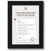Dřevěný rám Walther Home black 21x29,7 cm Rám na certifikát DIN A4