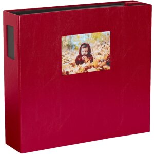 HNFD XL fotoalbum 1000 fotografií Lona 34,5x33 cm 168 černých stran