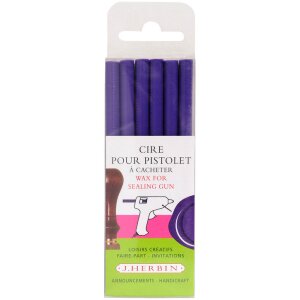 J. Herbin voskové lepidlo pro pečetě, krabička s 6 tyčkami pro 30 pečetí