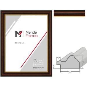 MendeFrames Dřevěný antikový rám s...