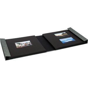 HNFD fotoalbum LONA linen 1000 fotografií 34,5x33 cm 168 černých stran