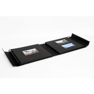HNFD fotoalbum LONA linen 1000 fotografií 34,5x33 cm 168 černých stran