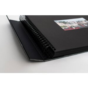 HNFD fotoalbum LONA linen 1000 fotografií 34,5x33 cm 168 černých stran