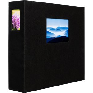 HNFD fotoalbum LONA linen 1000 fotografií 34,5x33 cm 168 černých stran