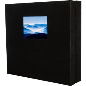 HNFD fotoalbum LONA linen 1000 fotografií 34,5x33 cm 168 černých stran