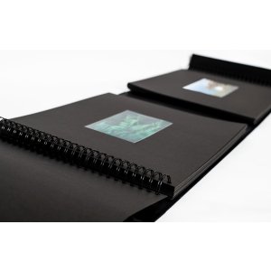 HNFD fotoalbum LONA linen 1000 fotografií 34,5x33 cm 168 černých stran