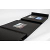 HNFD fotoalbum LONA linen 1000 fotografií 34,5x33 cm 168 černých stran