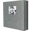 HNFD fotoalbum LONA linen 1000 fotografií 34,5x33 cm 168 černých stran