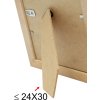 Dřevěný rám Deknudt Classic S222H3 hnědý 20x30 cm