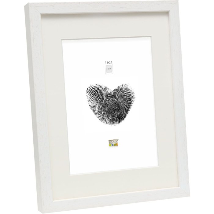 Dřevěný rám S223K 50x70 cm bílý