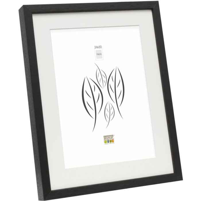 Dřevěný rám S223K 50x70 cm černý
