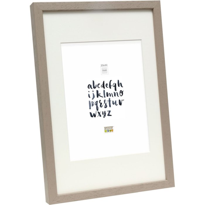 Dřevěný rám S223K 50x70 cm taupe
