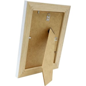Dřevěný rám Deknudt S226K bílý 10x15 cm