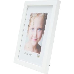 Rám na obraz bílý S43AK1 dřevo 20,0 x40,0 cm