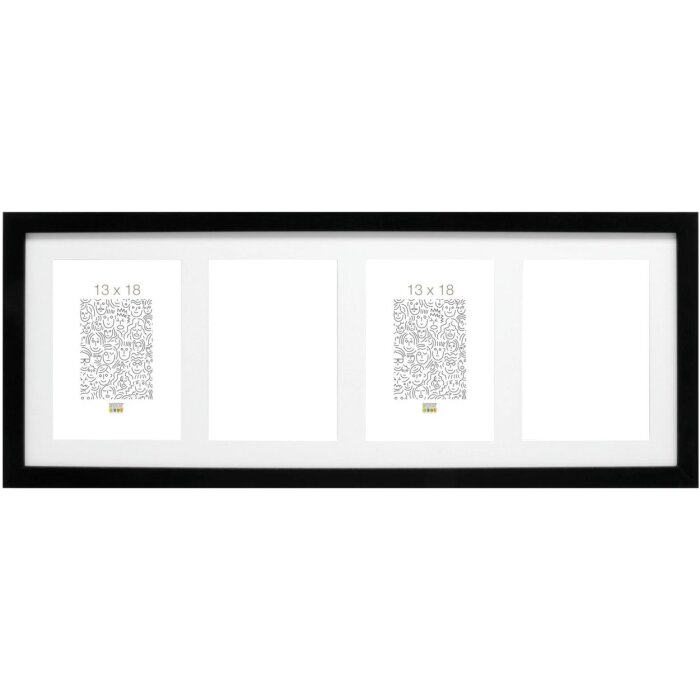 Galerijní rám S66KA4 černý 4 fotografie 10x15 cm