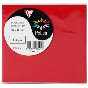 Clairefontaine Pollen stolečky na stůl 85x80 mm sada 5 kusů různé barvy