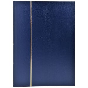 Exacompta Album na poštovní známky 32 černých stran 16,5x22,5 cm umělá kůže