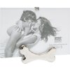 Skleněný fotorámeček S67FA stříbrný 10x15 cm