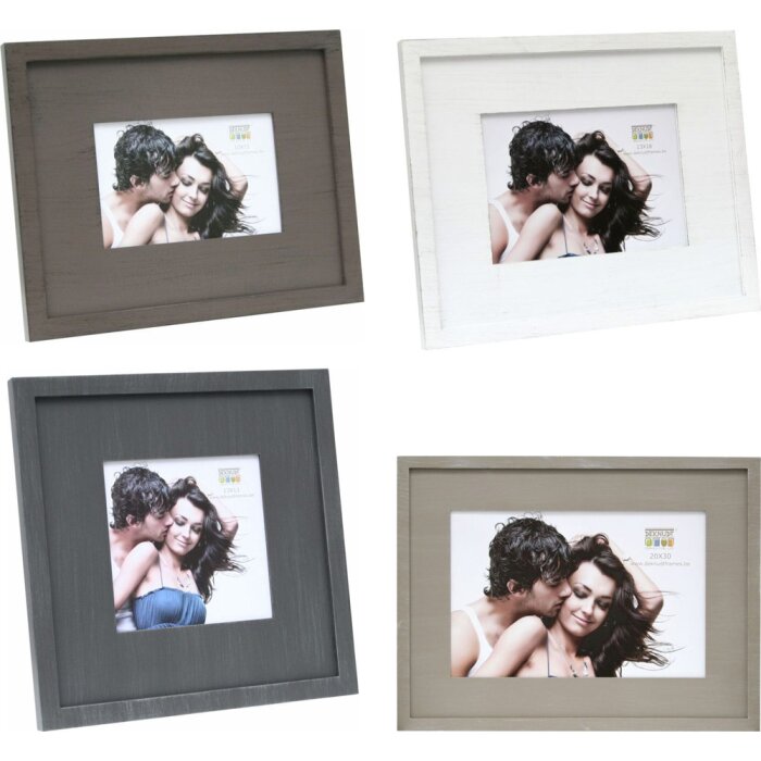 Fotorámeček S67KS Dřevěný pasparta 10x15 cm až 20x30 cm