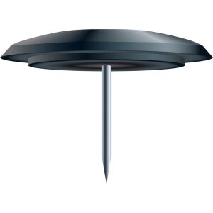 Exacompta řežné kolíky Ø10 mm, 40 ks, niklované zaoblené hlavice