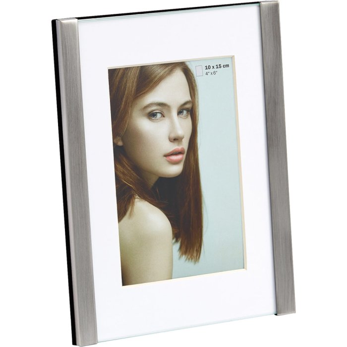 Kovový fotorámeček Walther Mette 15x20 cm stříbrný
