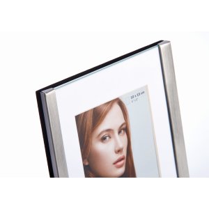 Kovový fotorámeček Walther Mette 15x20 cm stříbrný
